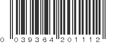 UPC 039364201112