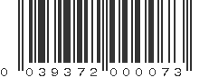 UPC 039372000073