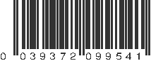 UPC 039372099541