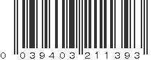 UPC 039403211393