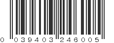 UPC 039403246005