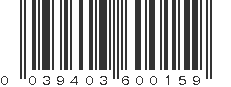 UPC 039403600159