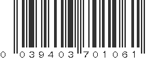 UPC 039403701061