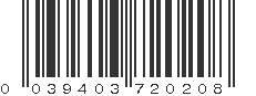 UPC 039403720208