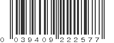 UPC 039409222577