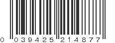 UPC 039425214877