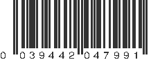 UPC 039442047991