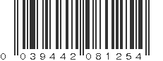 UPC 039442081254