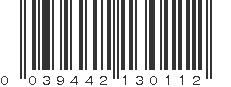 UPC 039442130112