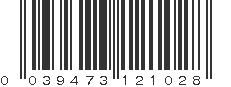 UPC 039473121028