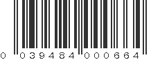 UPC 039484000664