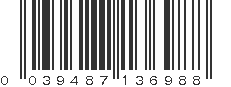 UPC 039487136988