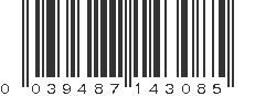 UPC 039487143085