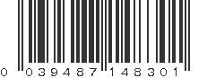 UPC 039487148301