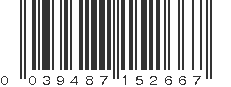 UPC 039487152667