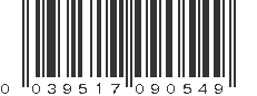 UPC 039517090549