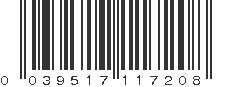 UPC 039517117208