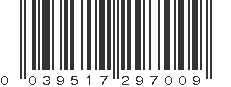 UPC 039517297009