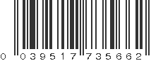 UPC 039517735662