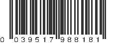 UPC 039517988181