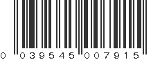 UPC 039545007915