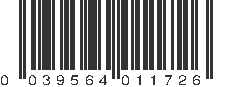 UPC 039564011726