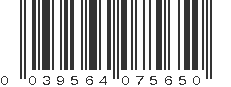 UPC 039564075650