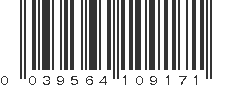 UPC 039564109171