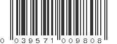 UPC 039571009808