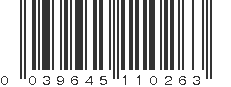 UPC 039645110263