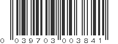 UPC 039703003841