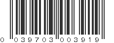 UPC 039703003919