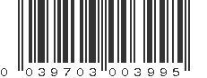 UPC 039703003995