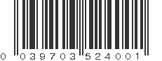 UPC 039703524001