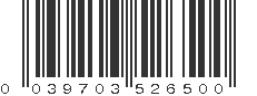 UPC 039703526500