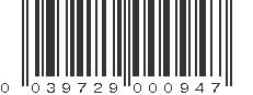 UPC 039729000947