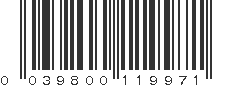 UPC 039800119971