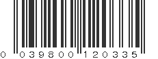 UPC 039800120335