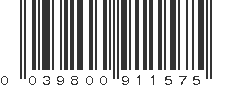 UPC 039800911575