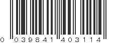 UPC 039841403114