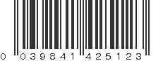 UPC 039841425123