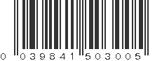 UPC 039841503005