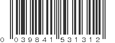 UPC 039841531312