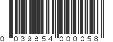 UPC 039854000058