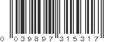 UPC 039897315317