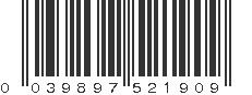 UPC 039897521909