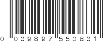 UPC 039897550831