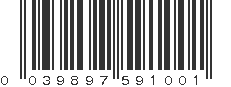 UPC 039897591001