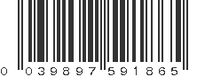 UPC 039897591865