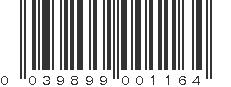 UPC 039899001164